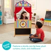 Melissa & Doug prabangus lėlių teatras – tvirta medinė konstrukcija