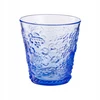 Mėlyna kobalto stiklinė 270 ml, Abella, reljefinis raštas
