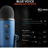 Mėlyna Microphones Yeti Usb mikrofonas, skirtas įrašymui ir transliacijai Pc ir Mac kompiuteriuose, reguliuojamas stovas, plug and play, midnight