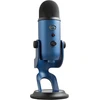 Mėlyna Microphones Yeti Usb mikrofonas, skirtas įrašymui ir transliacijai Pc ir Mac kompiuteriuose, reguliuojamas stovas, plug and play, midnight