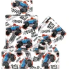 Mėlynas Buggy Dovanų Vyniojamasis Popierius 4 Lapai 50x70cm Kūdikiams