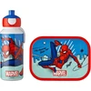 Mepal Campus Spiderman pietų rinkinys, gertuvė ir priešpiečių dėžutė su bento įdėklu, idealiai tinka mokyklai ir laisvalaikiui, galima plauti indaplovėje, 1150 ml