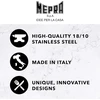 Mepra Linea Oro Nero stalo įrankių rinkinys
