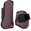 Merauno® Classic sausgyslių ir kulkšnies apsaugos žirgams, tvirtas pu kietas kevalas su elastiniais velcro dirželiais, tinkamas eržilams ir kumelėms, 4 vnt. rinkinys (viena pora priekinėms ir viena pora užpakalinėms kojoms)
