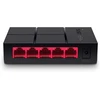 Šakotuvas Mercusys ms105g 5-portų gigabitinis tinklo jungiklis iki 2000 mbps, rj-45 prievadai lan jungiklis, auto-mdi/mdix, be ventiliatoriaus, tylus veikimas, plug and play, automatinis greičio ir dvipusio ryšio reguliavimas