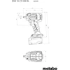 Metabo 602395840 - ssw 18 ltx 300 bl - akumuliatorinis smūginis veržliaraktis su metaloc dėklu