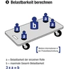 Metafranc fiksuotas ratukas, skersmuo 125 mm, 104 x 80 mm plokštė, guminis ratas, minkštas protektorius, ritininis guolis, 100 kg apkrova, transportavimo ratukas, baldų ratukas, didelio patvarumo ratukas, 800600 (pakuotė)