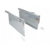 Metalbox plieno ritininis bėgelis stalčiams su fasadu, 150*350 pelenų spalvos