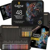 Metaliniai pieštukai "castle Art Supplies", 48 spalvos, dėžutėje