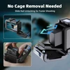 Metalinis narvelis, skirtas dji action 5 pro 4 3 premium priedams, daugiafunkcinis apsauginis rėmo dėklas, aliuminio korpuso komplektas, tinkamas su rėmo skeleto įvore su 1/4 sriegio jungtimi, skirtas vloggin