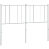 Lova Metalinis pakaitinis galvūgalis, baltos spalvos, 120cm