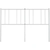 Lova Metalinis pakaitinis galvūgalis, baltos spalvos, 120cm