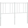 Lova Metalinis pakaitinis galvūgalis, baltos spalvos, 120cm