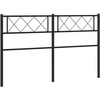Lova Metalinis pakaitinis galvūgalis, juodos spalvos, 120cm