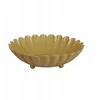 Metalinis vaisių ir pyragaičių padėklas, geltonas, 22 cm