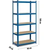 Metalo sandėlio stovas 180 x 90 x 30 cm Humberg 4845