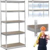Metalo sandėlio stovas 183 x 90 x 45 cm Humberg HR-700 Sidabras