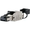 Metz Connect 130e405032-e Rj-45 jungtis laidų jungtys (49,8 x 13,8 x 16,5 mm, juoda, sidabrinė, juoda, sidabrinė, Ip20, -40 – 85 °c; -40 – 85 °c, 5,8 cm)