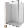 Mexen Kioto Walk-in dušo sienelė 160 x 200 cm vario spalvos, 8 mm stiklas