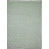 Meyco Baby megztas žieminis velvetinis kūdikio pledukas su mazgais (80% medvilnės ir 20% poliesterio) - universalus, lengvai prižiūrimas, laidus orui, Stone Žalias (75cm x 100cm)