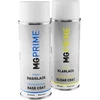 Mg prime purškiamų dažų rinkinys ral 1035 pearl beige/pearl beige matinio pagrindo sluoksnio skaidrus lakas purškiamas flakonas 400 ml