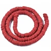 MIC Polimerinio molio Heishi karoliukai, rankų darbo, diskas, 6x0.5-1mm, 290vnt/38cm/gija