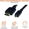 Micro Hdmi į Hdmi kabelis, 1.8m, 4k@60hz, 18gbps