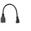 Micro Hdmi į Hdmi kampinis adapteris, 90 laipsnių