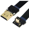 Micro Hdmi kampinis laidas 90° 50cm Fpv dronams ir kameroms