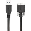 Micro Usb 3.0 kabelis su tvirtinimo varžtais, 5m