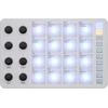 Midi pad valdiklis, būgnų pad mašina, bluetooth usb midi valdiklis su 16 rgb apšvietimo pad'ų, nešiojamas midi valdiklis būgnų pad klaviatūra su 8 priskiriamais mygtukais