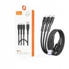 Mietubl Usb maitinimo kabelis - 3 viename - Type-c / Lightning / Microusb