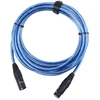 Mikrofono kabelis Pronomic Xfxm-mėlynas-5, Xlr, mėlynas metalikas, 5 m