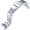 Miltat 20 mm apyrankė, skirta Seiko Skx013, Super-o Solid 316l šlifuotas nerūdijantis plienas, sidabrinė, Classic