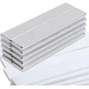 Min ci 10 neodimio magnetų rinkinys, ypač stiprūs dideli stačiakampiai magnetai 60 x 10 x 3 mm, lipnūs magnetai, savaime lipnūs stiprūs magnetai virtuvės spintelėms, stiklui, magnetinei lentai