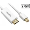 Mini-displayport->hdmi Fullhd pasyvus kabelis Logilink baltas 2m