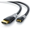 Mini Hdmi 2.0 Kabelis 3m su Ethernet ir 3d palaikymu