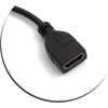 Mini Hdmi kampinis adapteris į Hdmi laidas, 16 cm