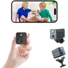 Mini kamera, 2k kamera, vidaus stebėjimo kamera, mini kamera tiesioginei transliacijai mobiliojo telefono programėlėje, ilgo budėjimo wifi kamera su judesio jutikliu ir naktiniu matymu namų biuro saugumui
