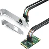 Mini pcie 2.5g ethernet tinklo plokštė, 30 cm kabelio ilgis, su led lempute, vienas rj45 prievadas, mini pice sąsaja, ne m.2