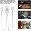 Mini pir judesio jutiklio jungiklis, dc 5-24 v buvimo jutiklio detektorius automatinė led apšvietimo juosta usb sąsaja judesio aktyvuotas automatinis apšvietimas koridoriuose vonios kambaryje (baltas)