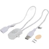 Mini pir judesio jutiklio jungiklis, dc 5-24 v buvimo jutiklio detektorius automatinė led apšvietimo juosta usb sąsaja judesio aktyvuotas automatinis apšvietimas koridoriuose vonios kambaryje (baltas)