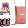Mini rankinė delninė piniginė organizer rožinė