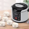 Mini Ryžiųquick cooker, 2 l mažas kelioninis Ryžiųquick cooker 12 V automobiliui su vidiniu puodu, Garųquick cooker krepšeliu, Nelimpantisquick cooker skirtas sriubai, košei ir ryžiams