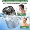 Mini skustuvas vyrams Electric 2025 Portable Mini Shaver Electric Mini Shaver vyrams su Led ekranu Atsparus vandeniui Wet and Dry Shaver Deep Cleaning Shaver dovana vyrams