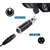 Mini Xlr 3-pin į 4-pin adapteris mikrofonams ir kameroms