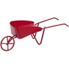 Miniatiūrinis metalinis raudonas karutis, 12,5 cm