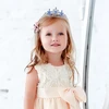 Minkissy vintažinė barokinė karalienės karūna su snaigėmis, mėlyno krištolo tiara, vestuvinės karūnos su kalnų krištolais, gotikinės quinceanera tiaros, plaukų aksesuarai vaikams, mergaitėms, krištolas, kalnų krištolas