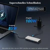 Minthouz usb c dokas, 12-in-1 trigubas monitoriaus usb c šakotuvas, skirtas dell hp lenovo, thunderbolt4 ir 100w pd, 4k@144hz dp+2×hdmi, 4×type 3.0/2.0, gigabitinis lan, sd/tf mini dokas, skirtas win11/macos13+linux