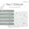 Mintkind® albumas "mano pirmieji mokslo metai" atmintinė, dovana Rugsėjo 1-ajai mergaitėms ir berniukams, mokyklinės tūtos užpildymas, dovanų idėjos pradedantiesiems